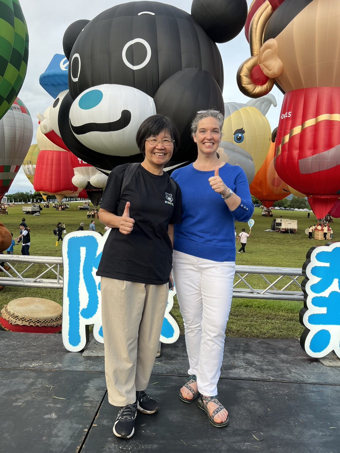 台灣國際熱氣球嘉年華開跑　熊讚與媽祖熱氣球全場焦點-指尖日報